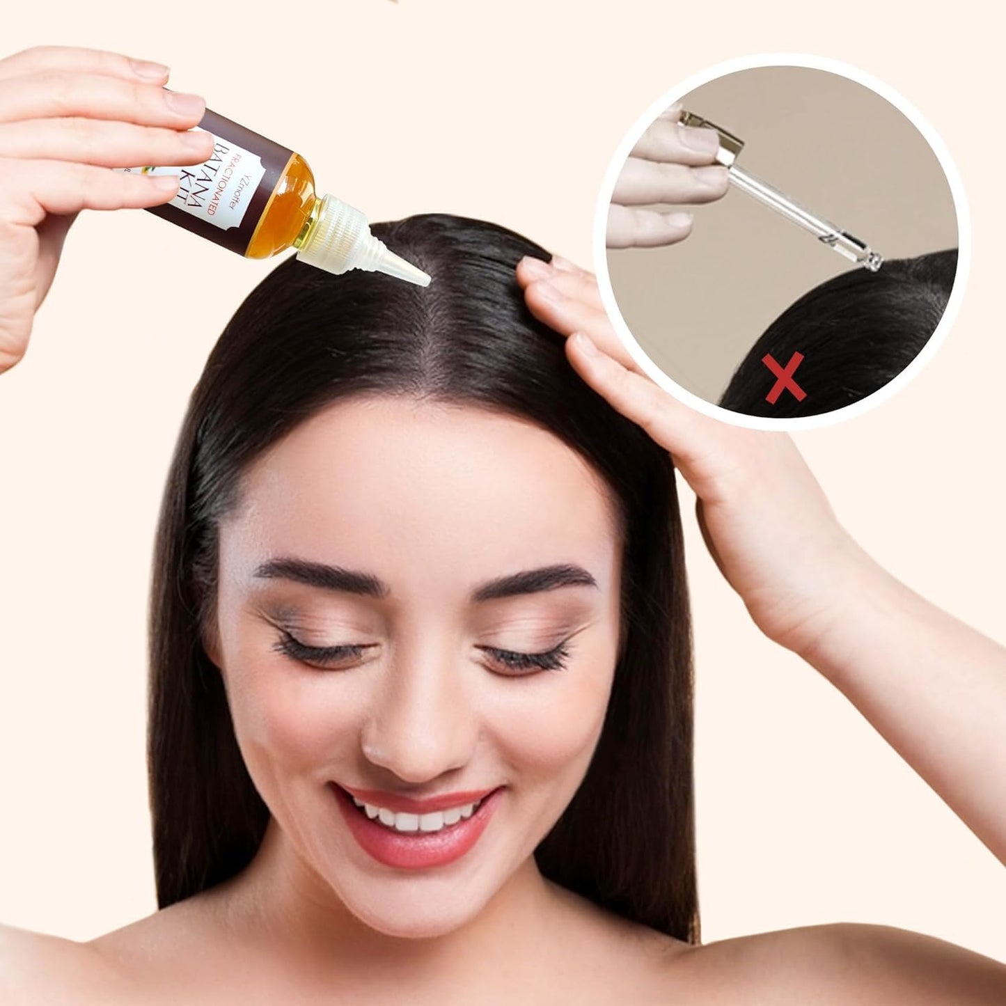 Batana Oil for Hair Growth: Fractionated Batana Oil from Honduras - Hair Treatment Oil for Hair Thickening and Growth, Brown